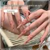 Trendy Retro Matte Nail Art Stickers: European & American Style False Nails