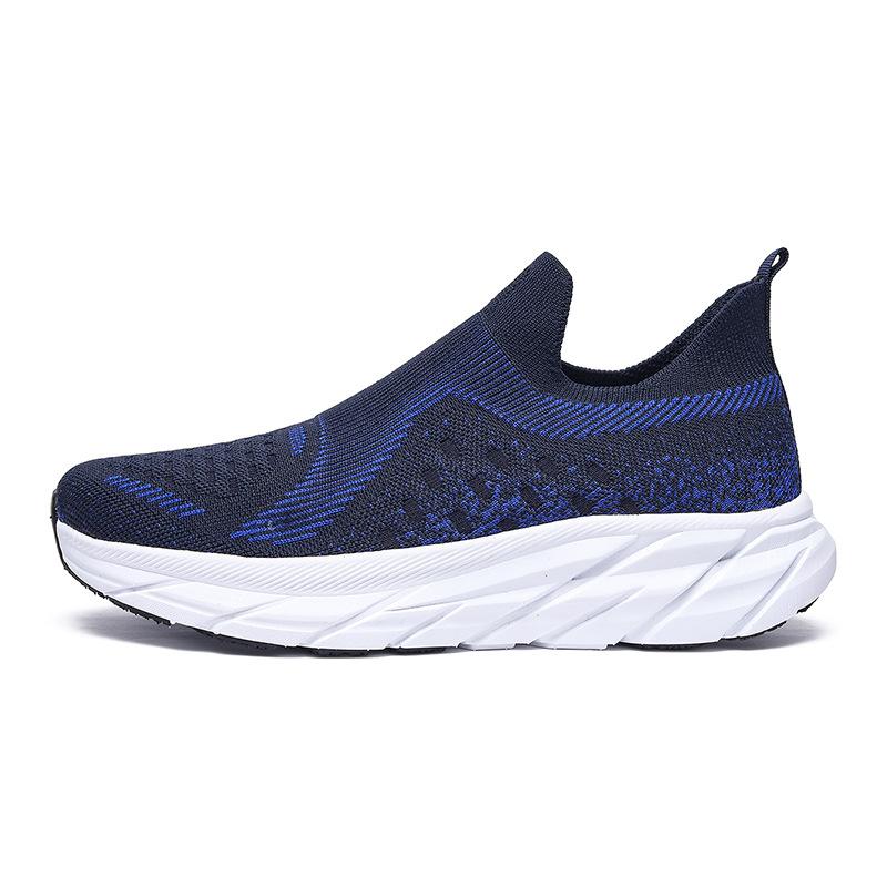Large Size Couple Flying Woven Casual Sneakers Flying Woven Men's and Women's Shoes Net Shoes Large Size Men's Shoes Casual Shoes Sneakers