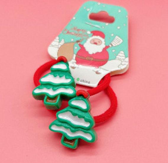 2021 Christmas Santa Claus Hair Ties & Headbands for Kids - Hair-Friendly Accessories