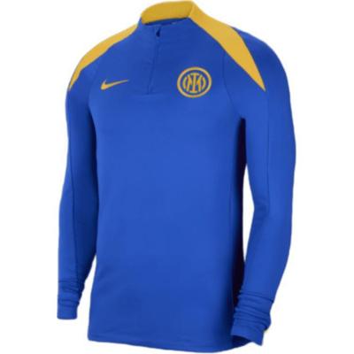 Inter Mailand Dri-Fit Slim Fit Pullover mit halbem Reißverschluss Vielseitiges Fußballtrikot Unisex Oberteile Lyon-Blau FQ2622-439