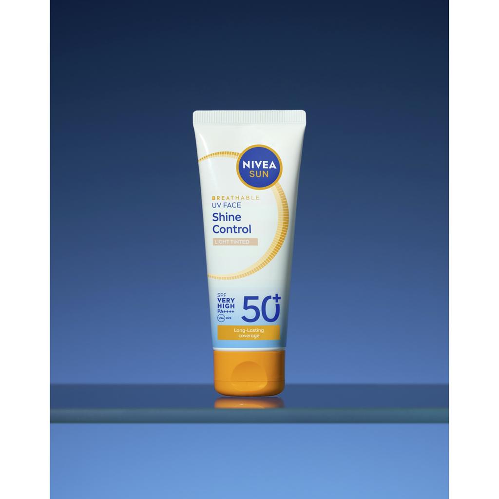 Nivea Sun Uv Face Mattifying Face Cream Light Spf50+ Pa++++ 40Ml