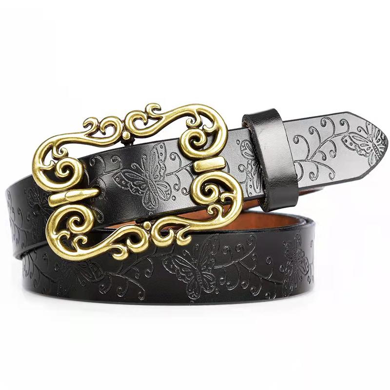 Women's Leather Belts Fashion Belts Ladies Female Brand Waistband New Leather Belt for Women
