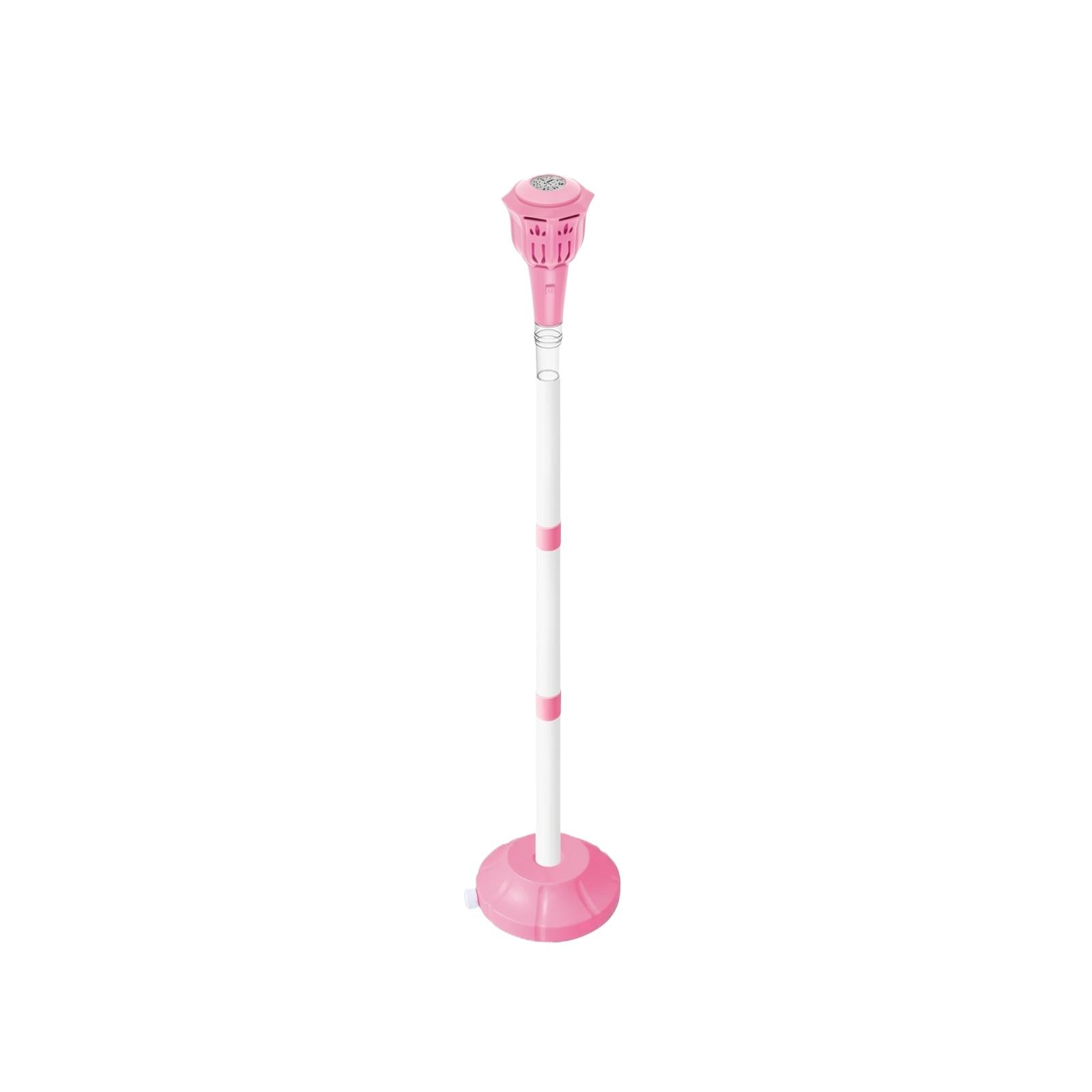 Outdoor Bubble Machine Automatic Bubble Blower Rechargeable Bubble Maker for Camping Parties Weddings Electric Bubble Toy with 30ml Solution Capacity розовый