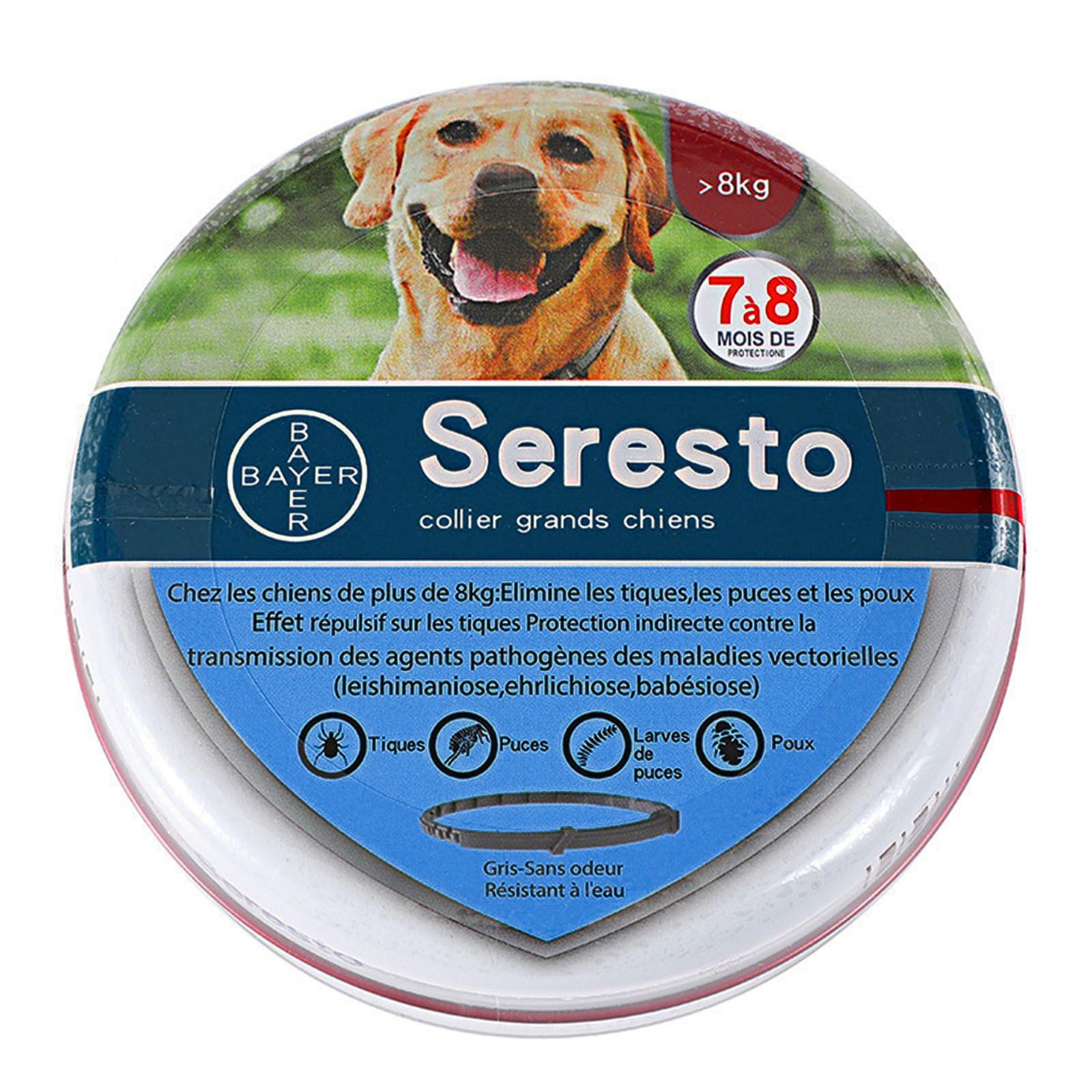 

Намисто A Nt I Chip A Nt I Chip, чіпси Ant I та A Nt I -кліщі для собак, великі собаки понад 8 кг, 1 намисто One Size