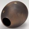 Marui Seito Shigaraki Ware Hechimon Ceramic Vase with Jujube Flower Pattern, Approximately 15.5cm Tall, Made in Japan, Product Number MR-1-5551