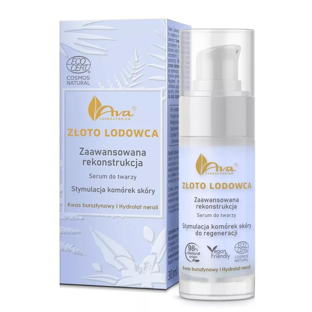 Ava Glacier Gold Anti-Aging Face Serum, 30ml