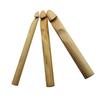 3pcs 15/20/25mm DIY Wooden Crochet Hook Set Knitting Needles Handle Home Yarn Tool Crafts top sale