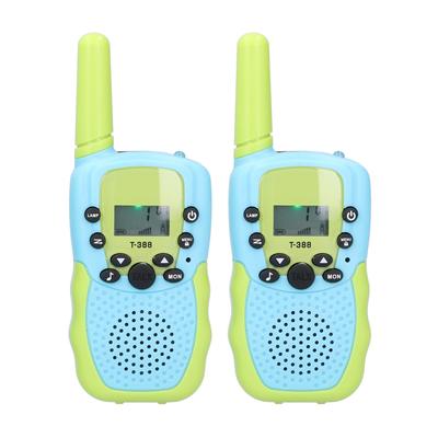 Juego de 2 Mini Walkie Talkies Carga USB Radio Inalámbrica Juguetes para Niños para Cumpleaños Navidad