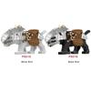 MOC Mediaeval Times Building Blocks Orc Mounts Wolf Flags Army Soldiers Character Accessories Bricks Animal Toys Gifts R064 DIY