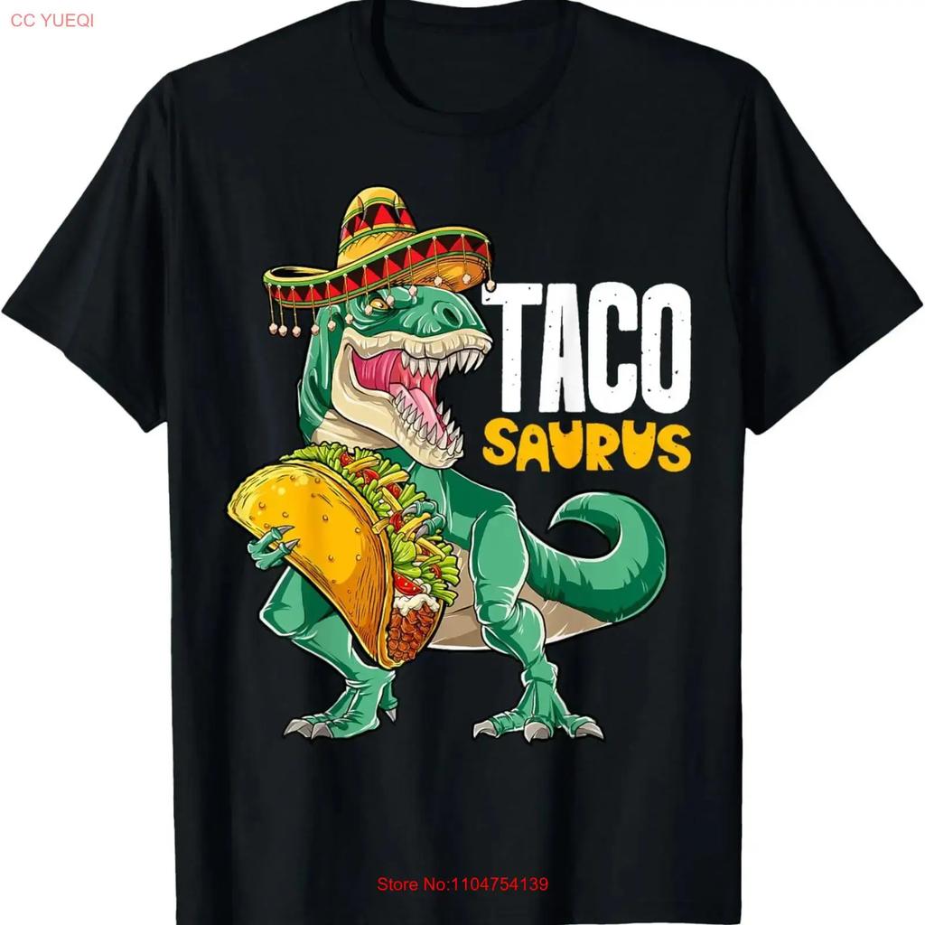 Tacosaurus Taco Dinosaur T rex Funny Cinco de Mayo Shirt vintage Washed Slightly Unisex Breathable Casual Comfortable graphic
