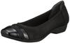 Unity 8055 Combination Pumps In Black and Size E Women's All-Weather Suede, 24.0 Cm,
