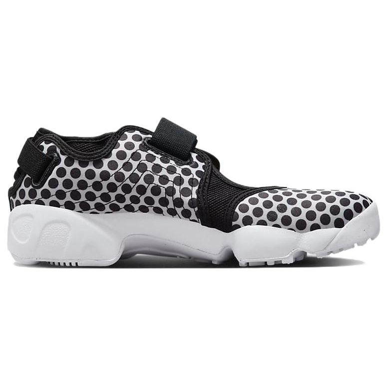 Nike Air Rift Breathe Polka Dots Women Sneakers Black Laser-Orange White DX5422-001