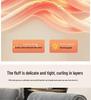 Solid Color Coral Fleece Throw Blanket - Perfect for Office & Air Conditioning Comfort
