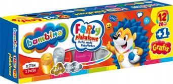 FARBY PLAKATOWE 12KOL./20ML BAMBINO A'5 1581