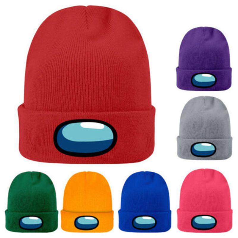 Winter Adults Unisex Knitted Beanie Hat Boys Girls Warm Cap Woolen