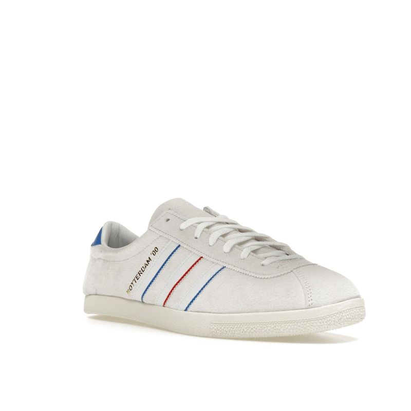 adidas Rotterdam 00 White Blue Scarlet Unisex Sneakers Cloud-White Blue-Bird Better-Scarlet IH4776