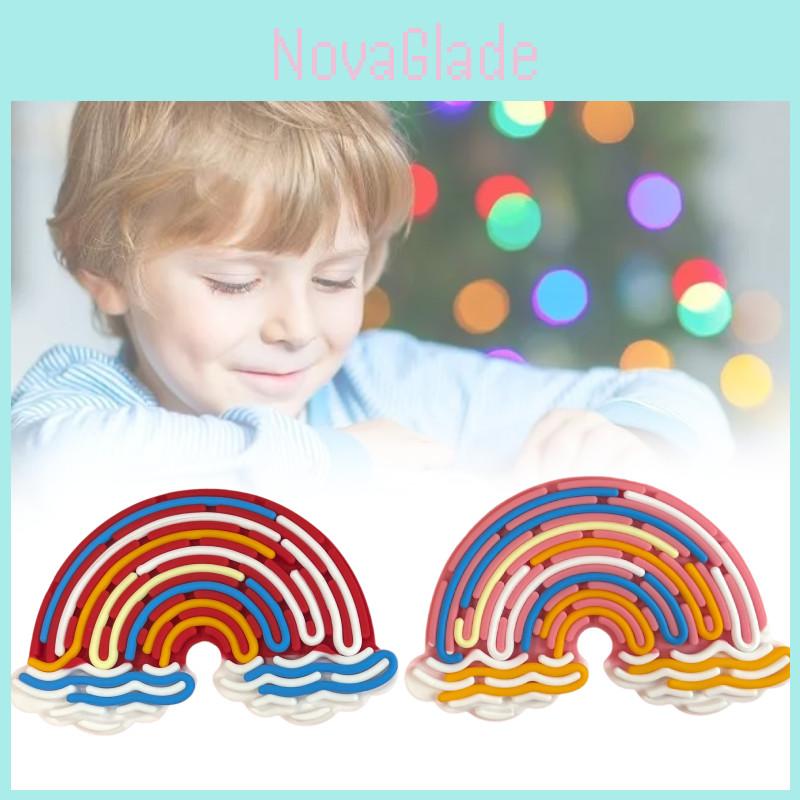 Colorful Sensory Activity Board For Stress Relief With Soft Silicone Design Ideal For Kids And Adults
