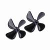 4-blade Propeller for Underwater RC Boat, Set of 2 CW/CCW RC Ship Plastic Propeller Outboard Propeller for 4 Mm Shaft for RC Model Boat RC Boat