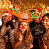 4/3/2/1sets Brown Reindeer Horn Throwing Ring Game - Suitable for Christmas Party Games, Family Party Games, Party Activities