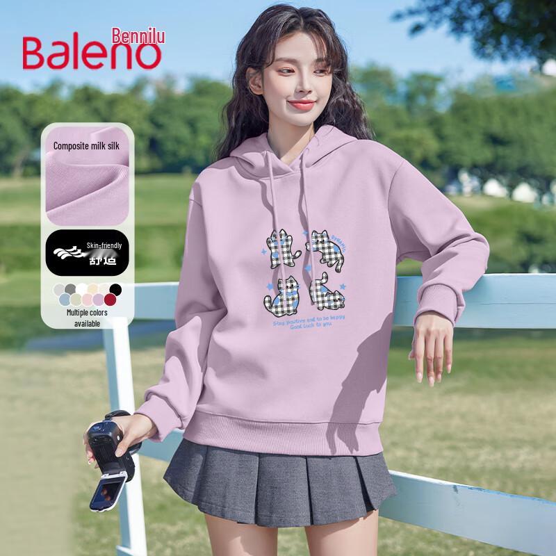 Baleno Women's Autumn Casual Hooded Sweatshirt