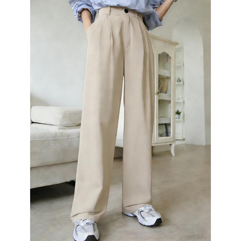 2026 Spring/Autumn Women's High-Waisted Wide-Leg Pants: Versatile, Casual, and Elegant