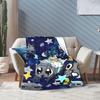 Dandys World Pebble  Blanket  Fleece Novelty Warm Throw Blankets for Bedding Lounge Spring Autumn