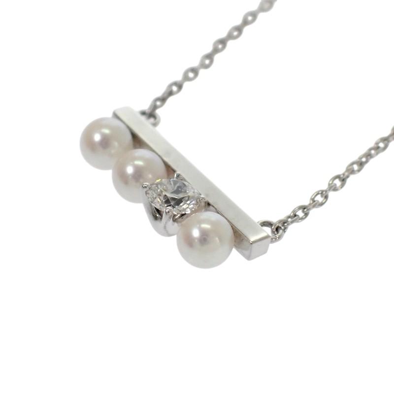 TASAKI  P-16743-3-18KWG Necklace K18 white gold/Akoya Pearl Women