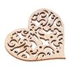 10pcs Hollow Love Hearts Shape Wooden Art Craft Decoration for Home Wedding