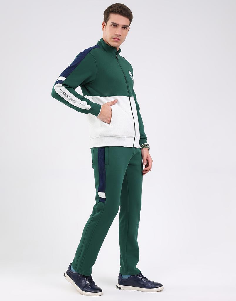 Monte Carlo Men's Mock Neck Full Sleeve Tracksuit