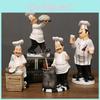 Figurine Chef Resin For Living Room Cake Shop Decoration Gifts Students For