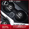 2026 Heiße Innenaufkleber 2 Stück Silikonmatte für Getränkehalter-Rille im Auto Autozubehör für F SPORT GS GX IS LS LX CT LC RC LBX
