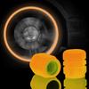 Luminous Valve Caps Car Tire Fluorescent Tyre Valve Stem Decor Luminous Cap Night Glowing Wheel Hub Nozzle Valve Caps Valve Stems 1