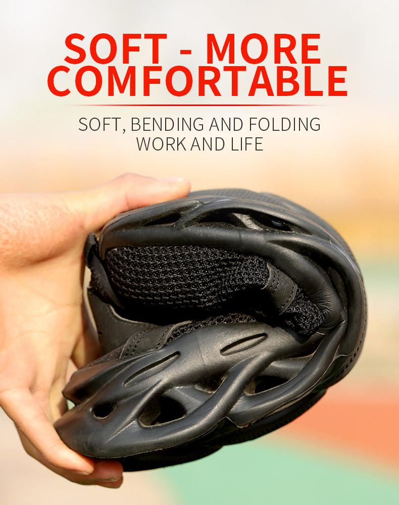 Дышащая защитная обувь Мужские летние рабочие кроссовки Легкая рабочая обувь Рабочая — фото 6