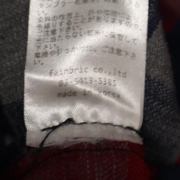 Danke Schon Linen Blend Cotton Check Pattern Long sleeve long shirt F Men's Used