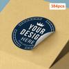 Customized Po  Logo Stickers Instant Service-Personalized Vinyl Decals For Weddingsparties Brand Promotion Durable Labels