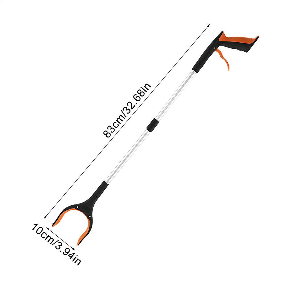 Grabber Tool Trash Picker with Strong Magnetic Tip Deft Claw Reacher Grabber for Elderly Rotating Foldable Gripper