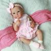 Silicone Doll 18in Realistic Character With Gift For Kids Holiday Play