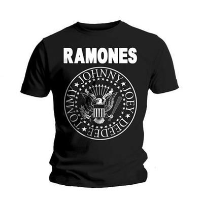 Camiseta unisex con el logo del sello de Ramones y el punk rock metal