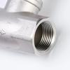 DN15-50 1/2" 3/4" 1" 1-1/4" 1-1/2" 2" BSPT Female Shut-off Valve 304 Stainless Steel Water Gas Oil Home Garden