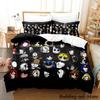 Jeff and Jane Creepypasta Bedding Set Single Twin Full Queen King Size Bed Set Adult Kid Bedroom Duvetcover Sets Anime