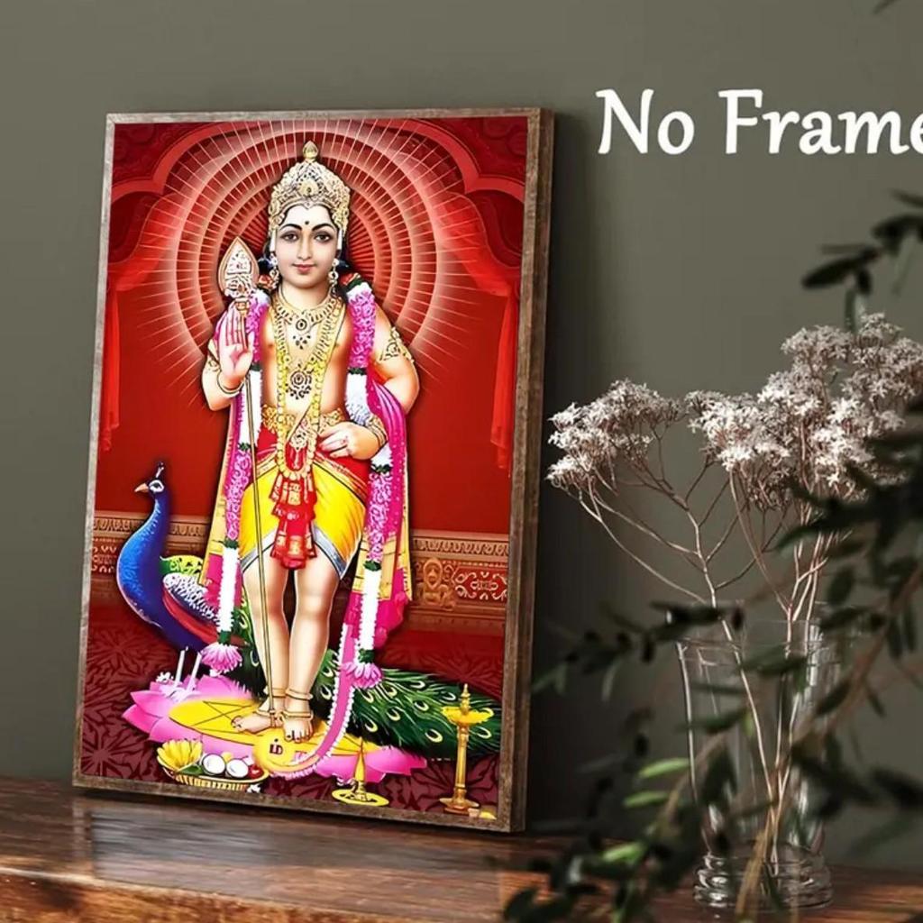 Religious Figures Decorative Oil Canvas Painting with Pine Wood Frame for Living Room