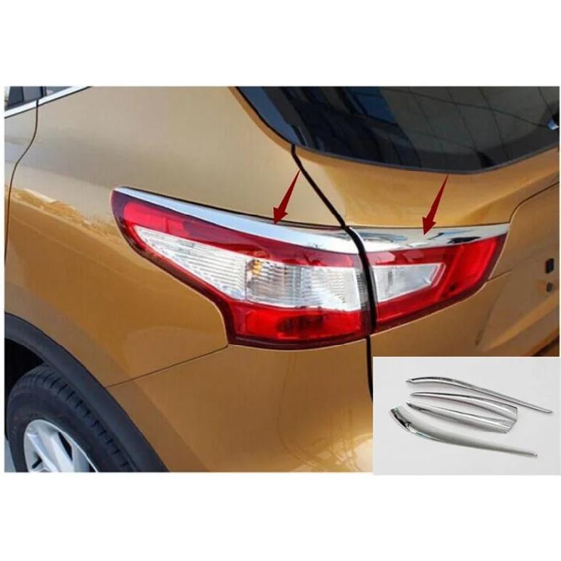 Per Nissan Qashqai J11 2014 2015 2016 2017 ABS Copertura Cornice Sopracciglio Lampada Fanale Posteriore Trim Guarnizione Modanatura Accessori Styling Auto