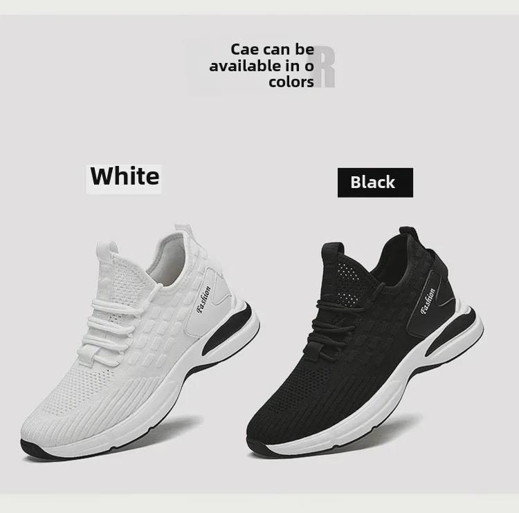 Men's Spring Mesh Height-Increasing Sports Shoes - Invisible Boost up to 10cm