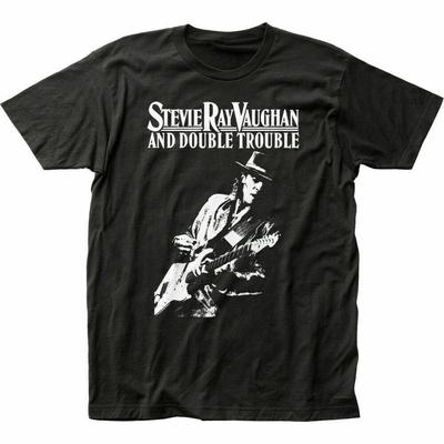 Stevie Ray Vaughan Live Alive T Shirt Mens Licensed Rock N Roll Retro Black