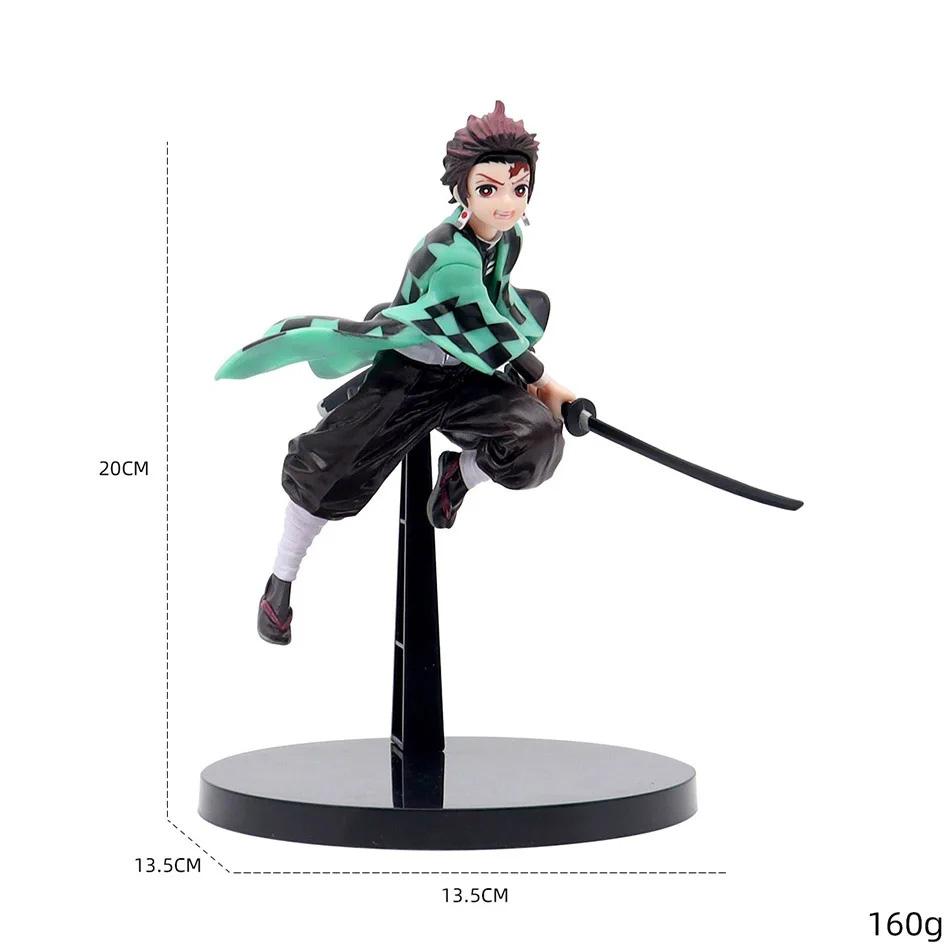 Hot Anime Demon Slayer Kimetsu no Yaiba Figure Kamado Tanjirou Action Figure Agatsuma Zenitsu Nezuko Warrior PVC Model Toys