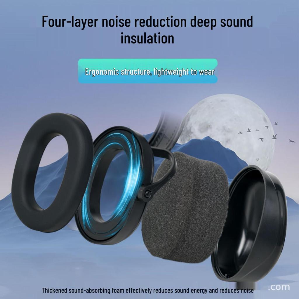 Ultra tiché spánkové a střelecké protihlukové chrániče sluchu: Účinná sluchátka přes uši s potlačením hluku