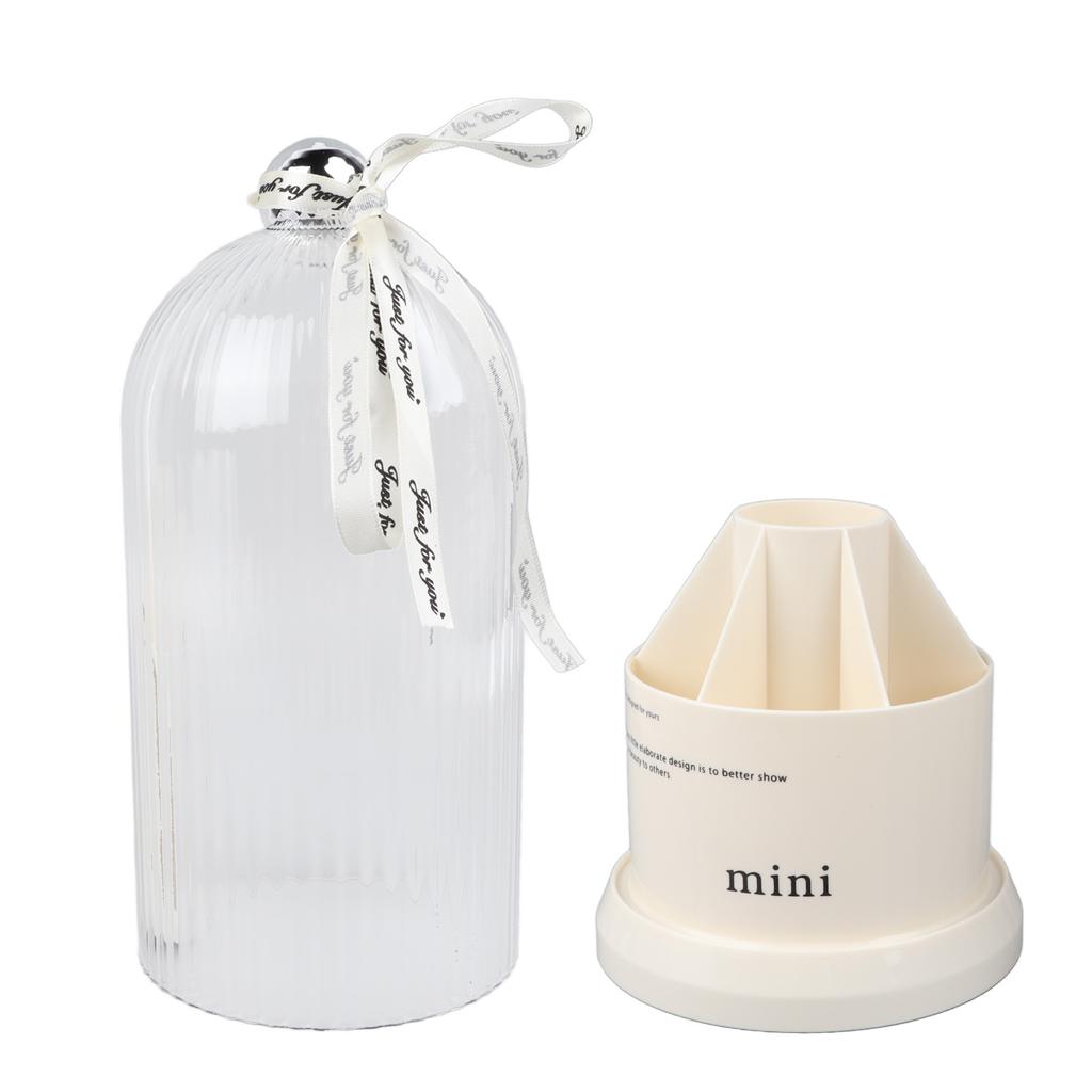 Makeup Brush Storage Holder 360 Degree Rotatable Makeup   Dustproof Waterproof Holder for Lipstick Cosmetic