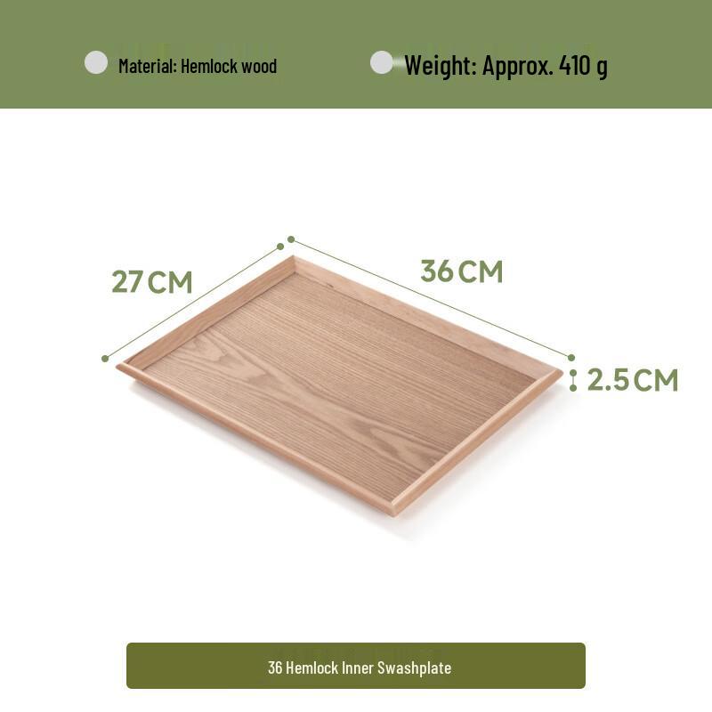 ZISIZ Wooden Serving Tray