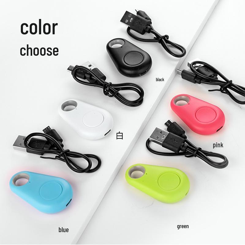 Localisateur bidirectionnel intelligent Bluetooth en forme de goutte d'eau pour animaux de compagnie et enfants