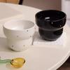 Exquisite Polka Dot Hand-held Cups 300ml Milk Cup Home Decor Tea Cup  Tea Time